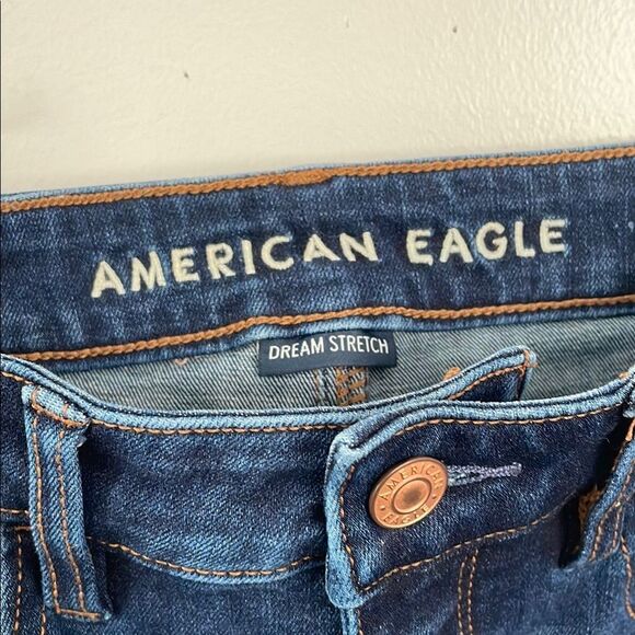 ⚫️American Eagle Outfitters Dark Blue Jeans women size 4 - Picture 6 of 8